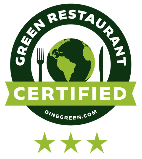 Green Restaurant Certified 3 star 