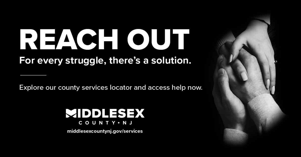 For every struggle, there is a solution. Visit middlesexcountynj.gov/services for more information